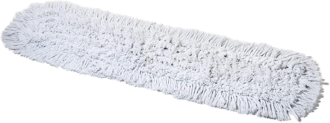 36 Inch Commercial Dust Mop Replacement Head Reusable Cotton Dust Mop Refill for Floor Cleaning and Janitorial Use
