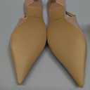 JENN ARDOR Slingback Heels for Women Low Heels Dress Shoes Kitten Pumps Dressy Heeled Sandals Wide Width Fashion Casual Shoes Size 10