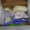 Lymoc Badge Maker Machine with 3 Pins Sharp,Upgrade Button Maker Artist DIY Pin Maker Press Machine Badge Punch Kit with 86 pcs Button Parts Circle Cutter Present Installation-Free,Blue