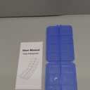 Pill Organizer Travel Medicine Case - Travel Pill Case with Etched Labels, Daily Travel Medicine Case Holder (Blue), Pack of 2