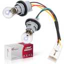 Svicari Rear Tail Light Socket Wiring Harness Kit for Kia Forte 2017 2018 Brake Lamp Pigtail Connector Harness Replace OE 92470-B0600