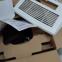 Broan-NuTone Bathroom Exhaust Fan with LED Light and Roomside Installation, Energy Star Certified, 110 CFM, Very Quiet 1.0 Sones White, AE110L