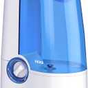 Vicks Warm Mist Humidifier Filter-Free 1-Gal Tank, Auto Shut-Off, Night Light, VapoPad and VapoSteam Compatible