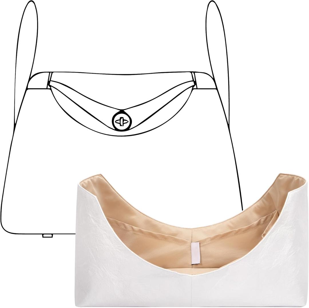 Purse Organizer Insert for HERMES Lindy 30 Handbag,Custom Fit Inside Premium Vanile Lightweight WaterResistant Tote Bag Insert