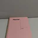 Undated Weekly Planner, 8.5x11  Dashboard Layout with Yearly Review, Monthly Calendars, & Weekly To Do List, Spiral Bound Organizer for Work, Study & Life (Pink)