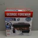 George Foreman Fully Submersible Grill, NEW Dishwasher Safe, Wash the Entire Grill, Easy-to-Clean Nonstick, Black/Grey (4-Serving)