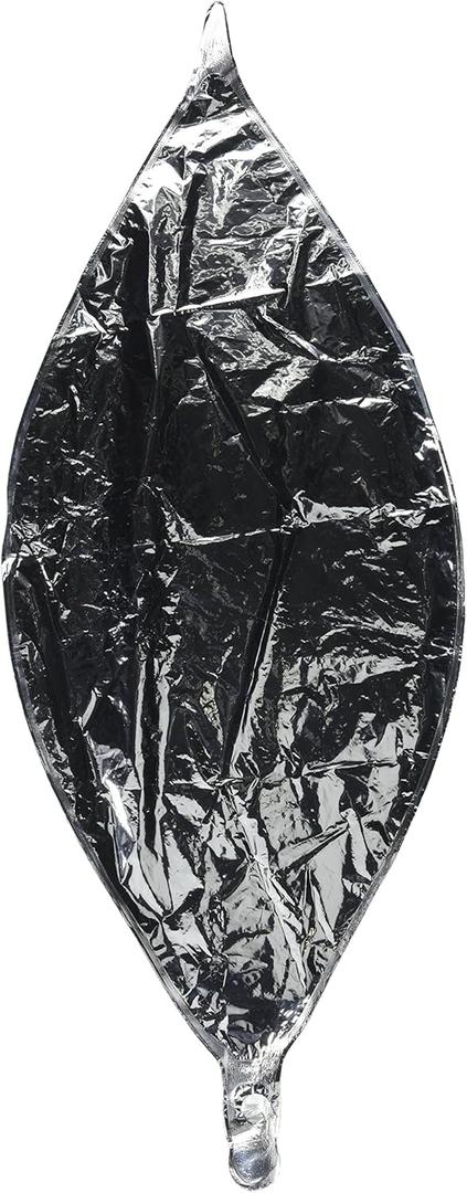 27" Airfill Only Taper Silver Qualatex Balloon