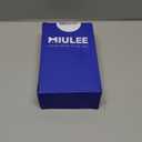 MIULEE Solid Color Sheer Curtains 54 Inches Long 2 Panels Set - Elegant Lightweight Grommet Light Filtering Window Voile Panels/Drapes/Treatment for Bedroom Living Room W42 x L54 Inch, White