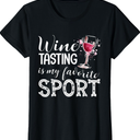 Tasting is My Favorite Sport T-Shirt, Medium