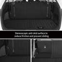 Custom for 2020-2025 2026 Toyota Highlander Trunk Cargo Mats with 3rd Backrest Mat All Weather TPE Protection Accessories (Not Fit with Subwoofer) (for 2020-2026 Toyota Highlander)