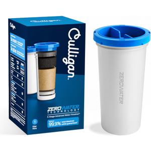 Culligan with ZeroWater Technology Filter Replacement, 5-Stage Advanced Water Filter 1 Count