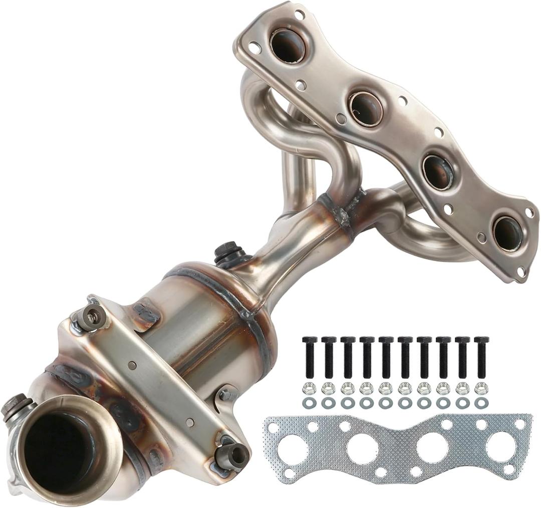 Front Exhaust Manifold Catalytic Converter Compatible with Mini For Cooper 2007 2008 2009 2010 2011 2012 2013 2014 2015,Replace 641420,1.6L