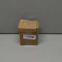 French Butter Crock with Water Seal - Countertop Porcelain Butter Dish Keeper for Soft Spreadable Butter - Classic Red | Includes Unique Standing Smiley Spreader Knife