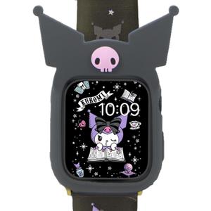 Sonix x Sanrio Apple Watch Cover | Bumper Case for Apple Watch | Protective Silicone Cover | Fits 38mm/40mm/41mm | Kuromi - Black