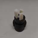 Dryer Adapter Compatible with NEMA 10-30P to 14-30R 3 prong to 4 prong Dryer Adapter Convert 10-30P Plug to 14-30R Receptacle, 220V 30 Amp 4P Newer Dryer to 3P Older House Adapter