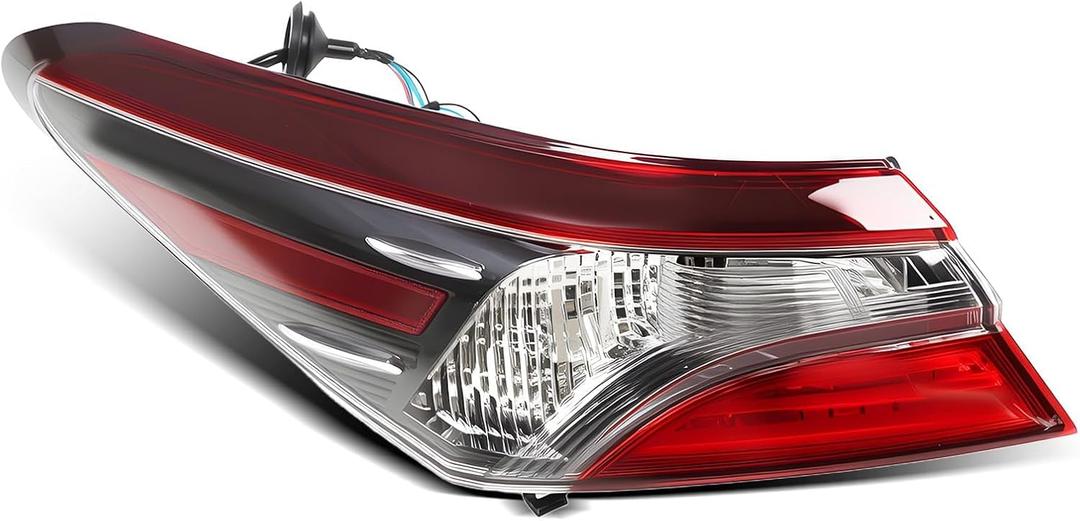 Outer Tail Light Driver Side Compatible with Camry LE SE 2021 2022 Halogen Rear Brake Lamp Taillight 8156006A20 TO2804159 (Left)