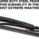 ClixWipers RV 2-Pack 28" + 28" Class-A OEM Heavy Duty Windshield Wiper Blades All-Weather Steel Frame, Jumbo Hook w/Saddle Adapter Automotive Replacement Windshield Wiper Blades