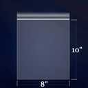 iMailer - 200 Count - 8" x 10" Zip Bags - Clear Reclosable Zip Plastic Poly Bags 2 Mil with Resealable Lock Seal Zipper for Art Prints, Brochure, Photoes, Handicraft Gift