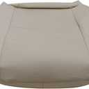 NLQR Front Driver Bottom Replacement Seat Cover Ivory Microfiber Leather Compatible with Mercedes Benz C250 C300 C350 2008-2014, Compatible with Mercedes Benz GLK250 GLK280 GLK300 GLK350 2008-2015