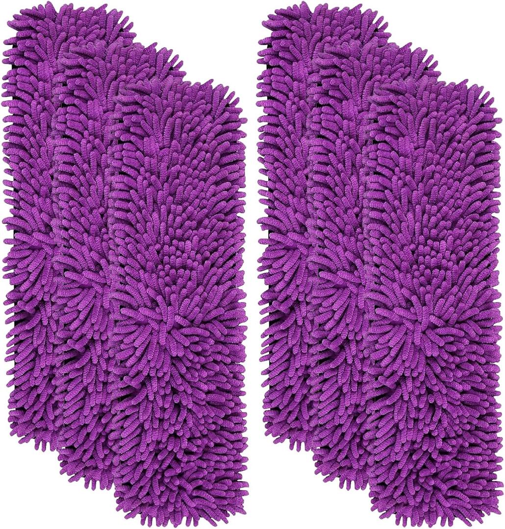 6 Pack Pet System Microfiber Sweeping Pads for Bona Family of Mops, Pet Cleaning Pad for Bona Microfiber Cleaning Pad for Multi-Surface Floors