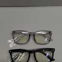 livho High Tech Blue Light Glasses - Advanced Blue Light Blocking Computer Glasses - Screen Fatigue & UV Protection (*B10 Light Black+clear Grey)