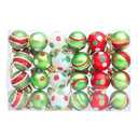 SM SunniMix 24Pcs Christmas Tree Ornaments Xmas Decor Reusable Gift DIY Decorative Hanging Baubles for Party Favor Wedding Xmas Home