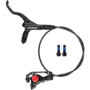 Zoom HB875 Hydraulic Disc Brakes Set, Black, Mountain Bike Right Front 800mm, Adapter Fit EBike Fat Bike Bicycle Accessories for Mountain Bike, Road Bike