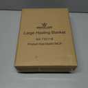 Medical king Heated Blanket, Machine Washable Extremely Soft & Comfortable Electric Blanket Throw Fast Heating with Hand Controller 10 Heating Settings & auto Shut-Off (Red, 50 x 60)