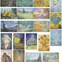 The Gifted Stationary 20 Pack Vincent Van Gogh Artist Posters for Office, Dorm, Apartment, 13x19 in - Wall Decor Aesthetic - Room Decor Poster - Wall Art Prints