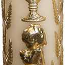 8 Inch Baptism Candle for Christening Celebration for Boy or Girl Ivory Color Catholic Candle or Vela de Bautizo