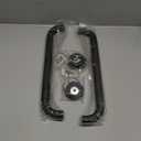 2 Pack 17 Inch Shower Grab Bar Stainless Steel with Anti-Slip Grip for Senior Safety Bars Bathroom Support Handle for Shower Chair Bathtub and Toilet Assistance