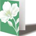 20PCs, Elegant Atrovirens and Floral Greeting Cards with Envelopes for all Occasion  Blessing, Thank You, Grateful Notes with Glitter Stickers, 4x6 inch.