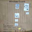 Fairy Baby Window Guards for Children, 87.4"-112.2" Adjustable Wide Child Safety Window Guard Prevents Accidental Falls, Home Security Childproof Interior Bar Guard for Windows Wide (4 Panels)