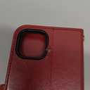 OCASE Compatible with iPhone 15 Wallet Case, PU Leather Flip Folio Case with Card Holders RFID Blocking Kickstand [Shockproof TPU Inner Shell] Phone Cover 6.1 Inch 2023, Red