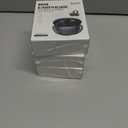 3 x Open-Ring Clip-On Wireless Earbuds, Open-Ear Pressure-Free Comfort, Lightweight & Secure, Glasses/Earrings Friendly, for Commute & Workouts (Black)