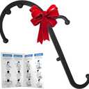 LiBa Back and Neck Massager - Trigger Point Massage Tools for Pain Relief and Manual Massage Hook Therapy Handheld Back Neck Shoulder Massager Black - Gift for Women & Men