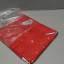 Horaldaily Christmas Tablecloth 60×84 Inch, Winter Snowman House Christmas Trees Red Washable Table Cover for Party Picnic Dinner Decor