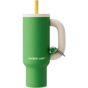 CHaKOLAB BaWangCup insulated water bottle drinkware greenwhite tumbler 1000ml