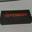 FEISEDY Polarized Women Square Sunglasses Sparkling Composite Shiny Frame B2289