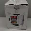 Antarctic Star Compact Mini Fridge, 10L Portable Small Refrigerator, 2.6 Gal Mini Fridge with AC/DC Adapters, Small Cosmetics Cooler for Beverage, Food, Makeup, Bedroom, Office, Dorm, White