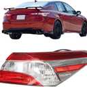 WFLNHB Right Side Tail Light Assembly Replacement for Toyota Camry 2018 2019 2020 Passenger Side Rear Tail Light Lamp 8155006720 TO2805134