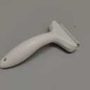 Undercoat Rake for Dogs & Cats, Deshedding Brush for Long haired Pets,Dog Brush for Shedding with Release Button,Best Cat Undercoat Brush&Deshedding Tool for Grooming (White)