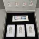 Micro Infusion System for Face & Neck-Micro Infusion Kit to Leave Skin Firmer & Smoother-0.25mm Facial Stamp with Collagen & Hyaluronic Acid Serum for At Home Glow and Anti-aging-2 Month Supply