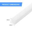Shihanee 65 ft x 5/8 inch Backer Rod, Foam Concrete Caulking Saver for Gaps and Joints Filler Foam Gap Saver for Gaps Square Shape Rope, Flexible Cuttable Backer Strip Filler