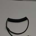 chubbycable Curly Chubby Retractable Fast Charging Cable 120W Coiled Charger Cord for Car Durable USB C Cable Compatible with iPhone 17-15 Series, Black+Black, USB-A to Type-C, 1.3FT-2.3FT