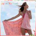 Oversized Flamingo Beach Towel, 100% Cotton Jacquard Weave Pool Towel, Extra Large Flamingo Beach Towels, Quick Dry Summer Towels for Pool Swimming Travel Bath, 30"x 70"