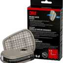 3M Performance Organic Vapor Replacement Cartridges, 1 Pair, Use With Any 3M Bayonet Mount Respirator, For Vapors From Certain Paint Spraying, Adhesives, Sealants, Solvents & Pesticides (6001P1-DC)