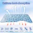 Pet Cooling Gel Pad with Patent Technology, 44in Dog Cooling Mat for Summer, Self Cooling Mat for Large/Medium/Small Dogs, Non-Slip Waterproof Durable Mat for Dog Beds, Car, Indoor & Outdoor Use