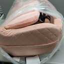 Lealchum Dog Booster Car Seat for Small/Medium Dogs,Soft Puppy Portable Car Seat with Elevated Cushion,Fits in Front/Back Seat,Fully Detachable and Washable,Easy to Install (Pink, Medium)