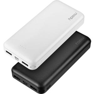 Miady Portable Charger, 2-Pack 20000mAh Battery Pack PD 22.5W USB Output Ports and Type C Fast in&Out Travel Fast Charging Power Bank Compatible with iPhone 16/15/14/13/12/X Galaxy 24/22 iPad Android
